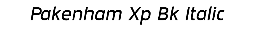 Pakenham Xp Bk Italic