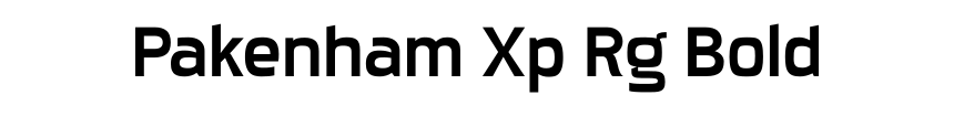 Pakenham Xp Rg Bold