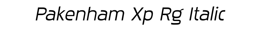 Pakenham Xp Rg Italic
