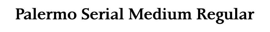 Palermo Serial Medium Regular