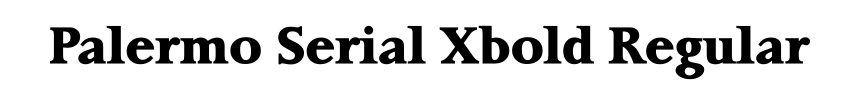 Palermo Serial Xbold Regular