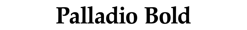 Palladio Bold