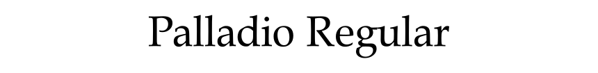 Palladio Regular