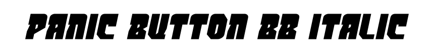 Panic Button BB Italic