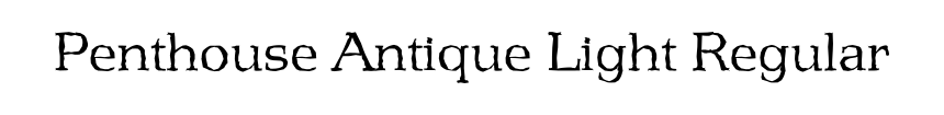 Penthouse Antique Light Regular