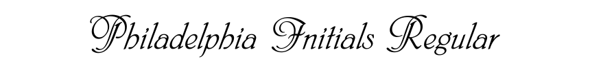 Philadelphia Initials Regular