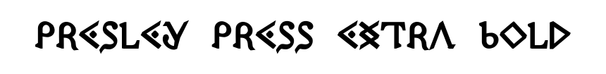 Presley Press Extra Bold