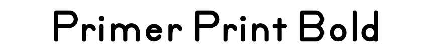 Primer Print Bold