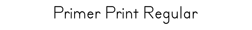 Primer Print Regular