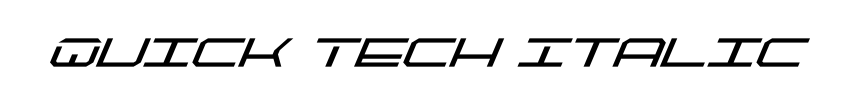 Quick Tech Italic