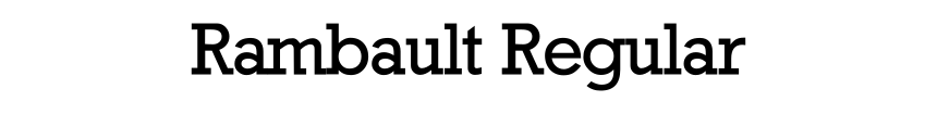 Rambault Regular