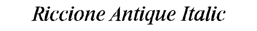 Riccione Antique Italic