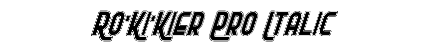 Ro'Ki'Kier Pro Italic