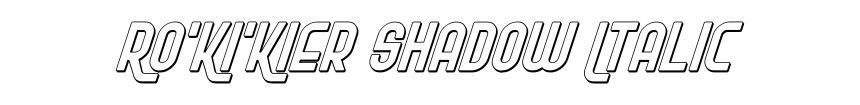 Ro'Ki'Kier Shadow Italic