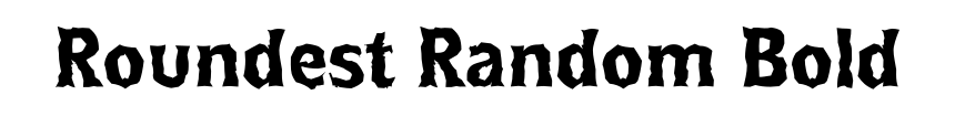Roundest Random Bold