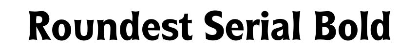 Roundest Serial Bold