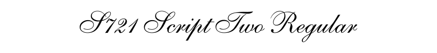 S721 Script Two Regular