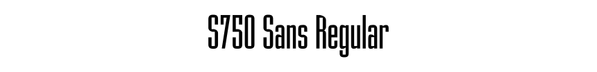 S750 Sans Regular