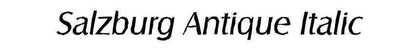 Salzburg Antique Italic