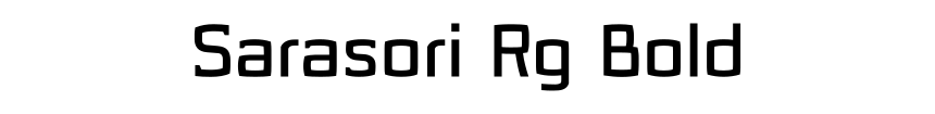 Sarasori Rg Bold