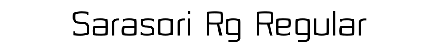 Sarasori Rg Regular