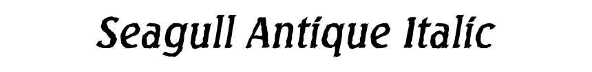 Seagull Antique Italic