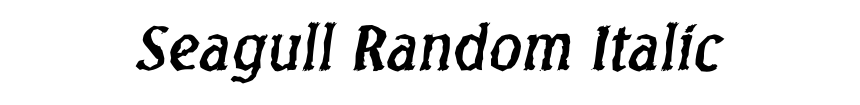 Seagull Random Italic
