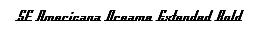 SF Americana Dreams Extended Bold