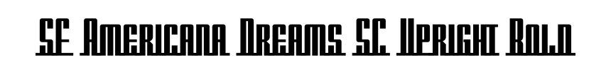 SF Americana Dreams SC Upright Bold