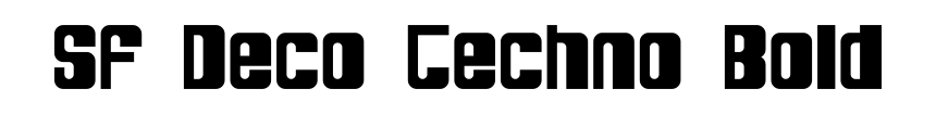 SF Deco Techno Bold