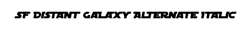 SF Distant Galaxy Alternate Italic