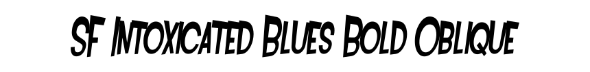 SF Intoxicated Blues Bold Oblique