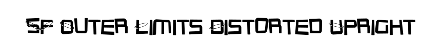 SF Outer Limits Distorted Upright