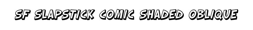 SF Slapstick Comic Shaded Oblique
