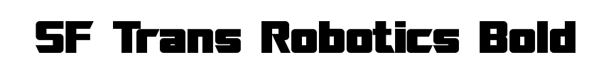SF Trans Robotics Bold