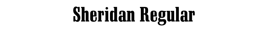 Sheridan Regular