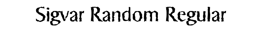 Sigvar Random Regular