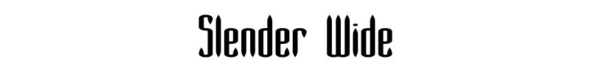 Slender Wide