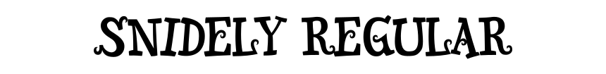 Snidely Regular
