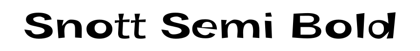 Snott Semi Bold
