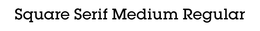 Square Serif Medium Regular