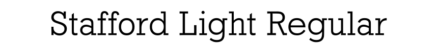 Stafford Light Regular