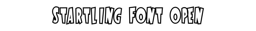 Startling Font Open