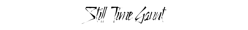 Still Time Gaunt