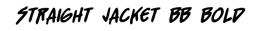 Straight Jacket BB Bold