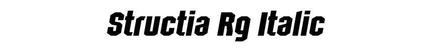 Structia Rg Italic