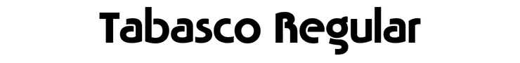 Tabasco Regular preview