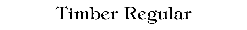 Timber Regular