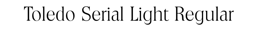 Toledo Serial Light Regular