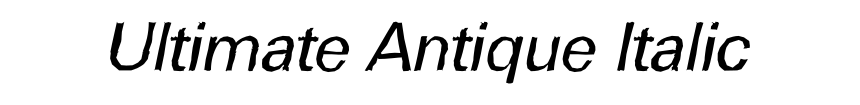 Ultimate Antique Italic